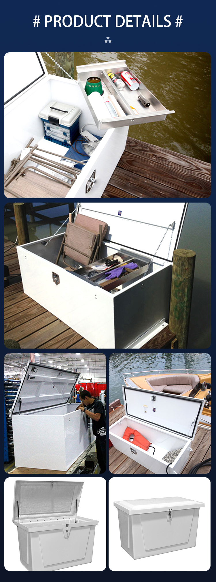 Fiberglass Dock Box