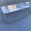 Radome with fan for Flat high performance starlink